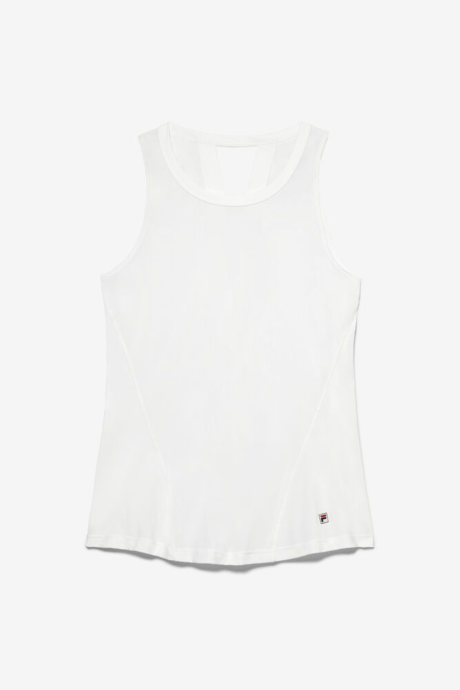 Fila Tank Top Dame Hvide Baseline Full Coverage VKS-358079